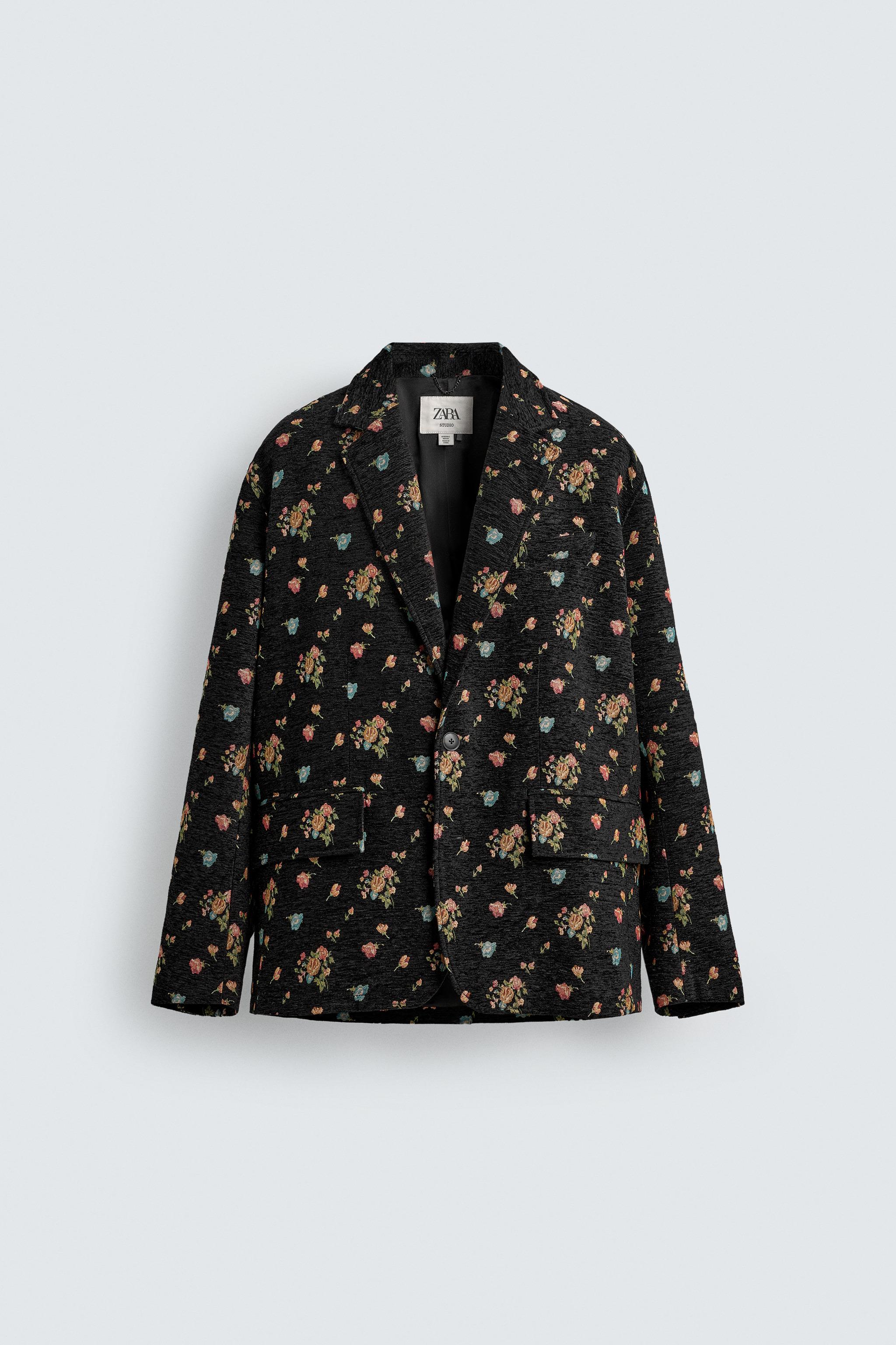 VESTE JACQUARD FLEURS ÉDITION LIMITÉE